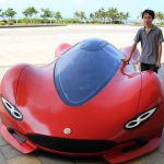 中国で手作りスポーツカーがモーターショーに出展される！海外の反応「段ボールで作ったかのような質感だな」