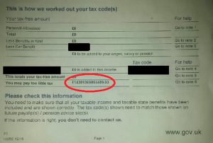 No one likes to pay tax, but one Bristol worker received a bank-breaking shock when the government tried to charge him £14 TRILLION in income tax ñ more than the net worth of the entire US economy. See SWNS story SWTAX. Giles Hembrough discovered the eye-watering mistake when he opened an ominous brown envelope from Her Majesty's Revenue and Customs (HMRC) after returning from the pub last weekend.